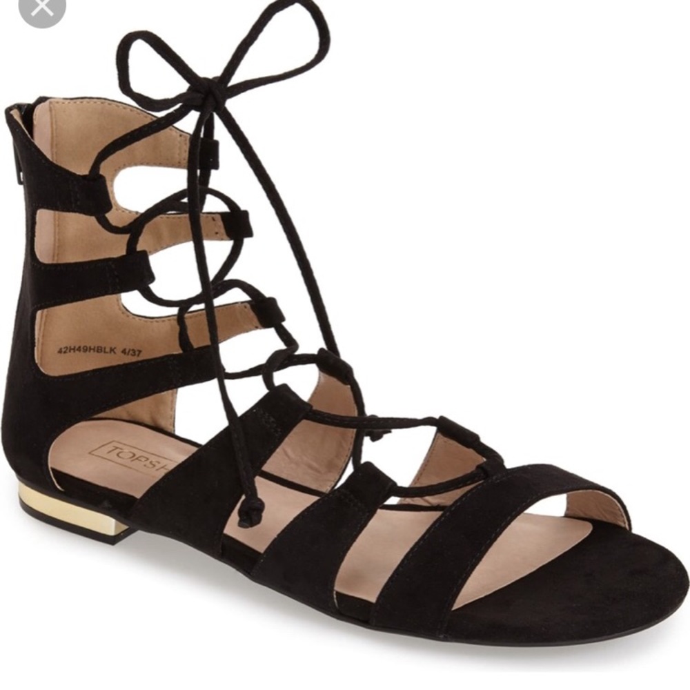 Topshop Lace-Up Gladiator Sandal